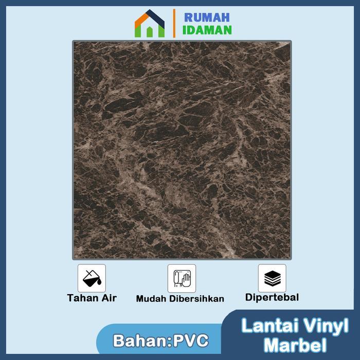 Vinyl Lantai Marbel (30 x 30 cm) (45 x 45 cm)/ Vinyl Sticker Lantai Marmer Granit / Stiker Lemari