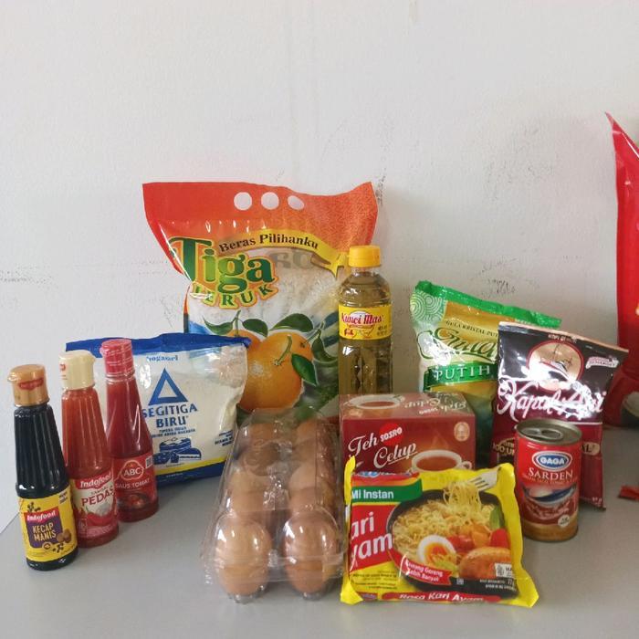 Paket Bahan Pangan Pokok Sembako Sehat Oke