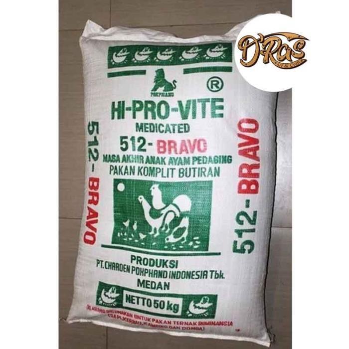 pur ayam 512 BRAVO 50kg pakan ayam dewasa 1 karung