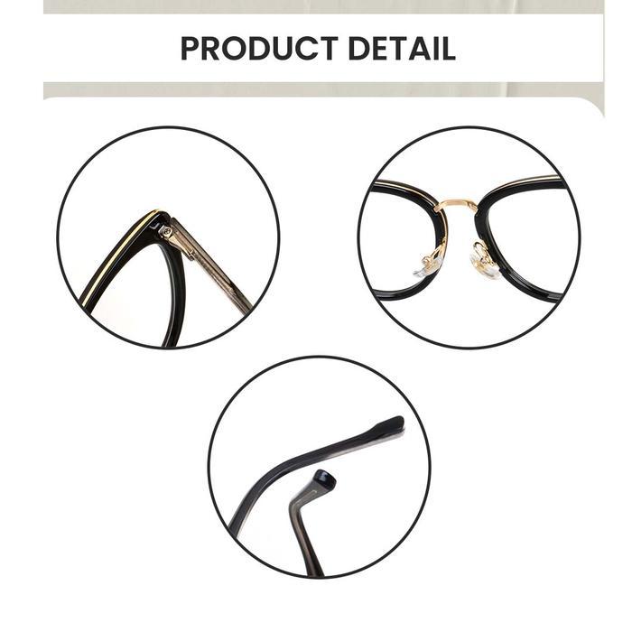TERUJI Kacamata Anti Radiasi Bluechromic Wanita Cat Eye Berrybarton M2121