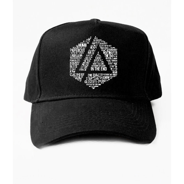 Topi Baseball Musik Linkin Park Song Title Logo