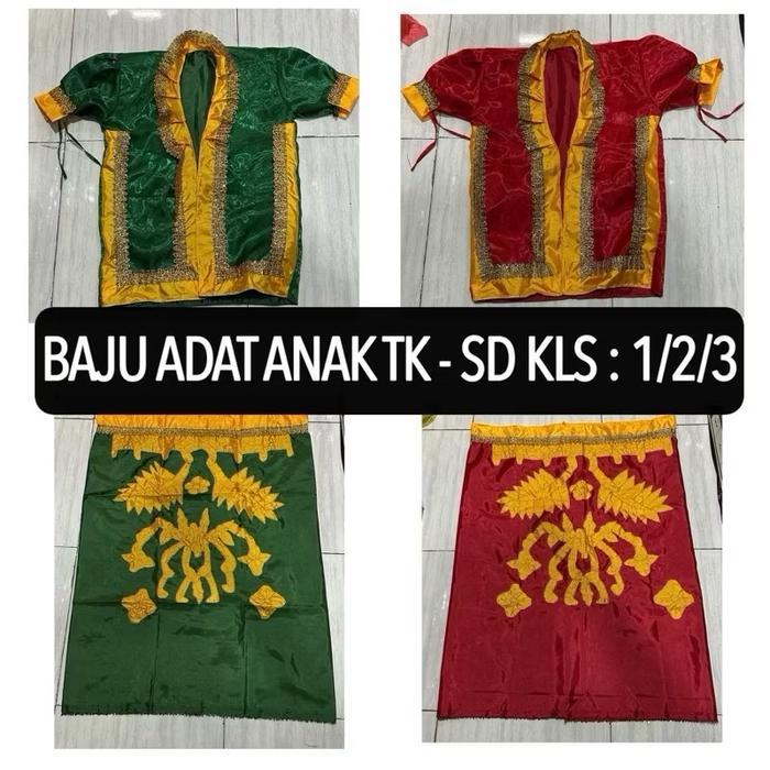 Baju Adat Anak Tk/Sd Bugis Makassar Toko Alisia