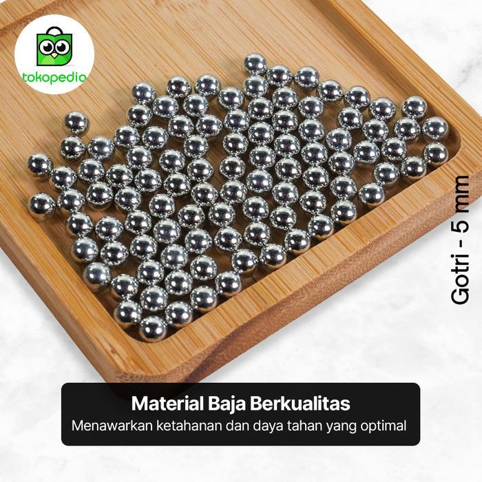 Gotri Stell Ball 5mm - 100 PCS / Ball Bearing 5mm - 100 PCS / Steel Ball 5mm 100 PCS / Bola Bearing