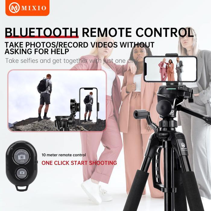 MIXIO 3522 170CM PREMIUM Tripod+Bluetooth Remote+Bag Profesional