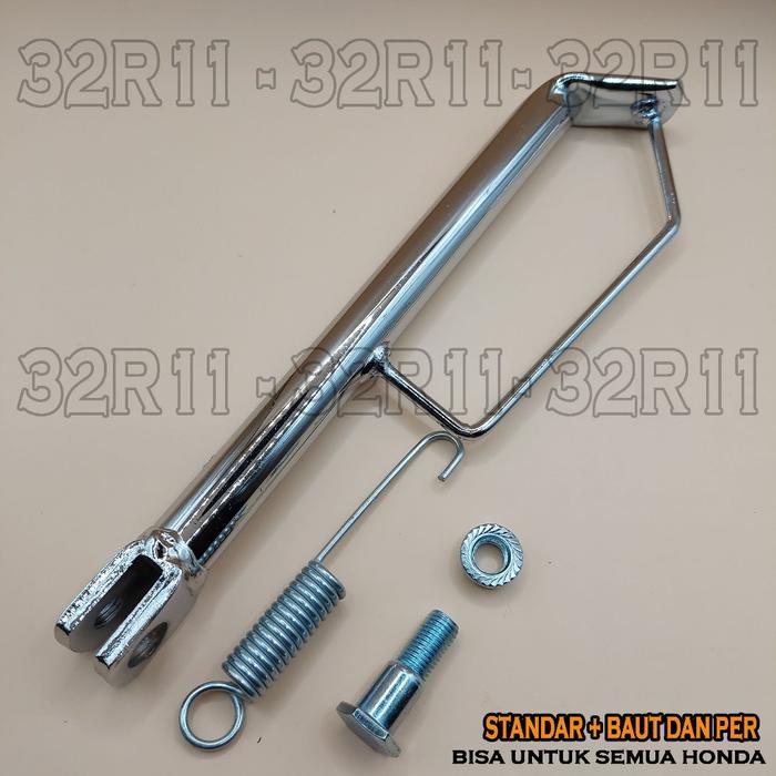 Standar Samping beat ring 17 standar satu beat ring 17 Beat Scoopy vario vario 125 ring 17 Krom +