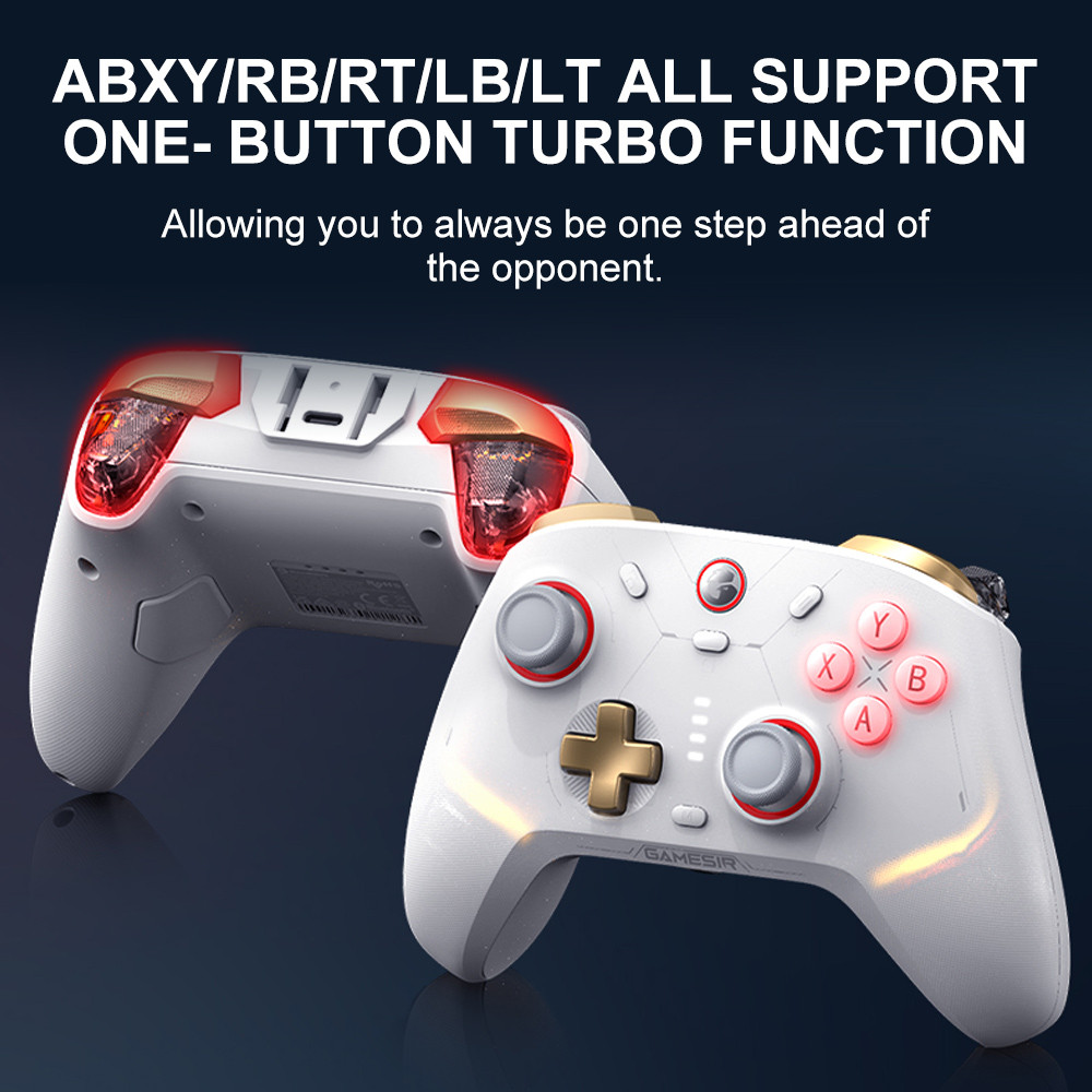 GameSir Cyclone 2 Multiplatform Wireless Game Controller with GameSir Mag Res TMR Sticks for Switch
