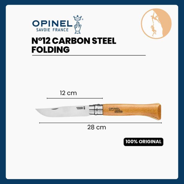 ORIGINAL Opinel N12 Carbon Steel Folding Knife READY STOCK