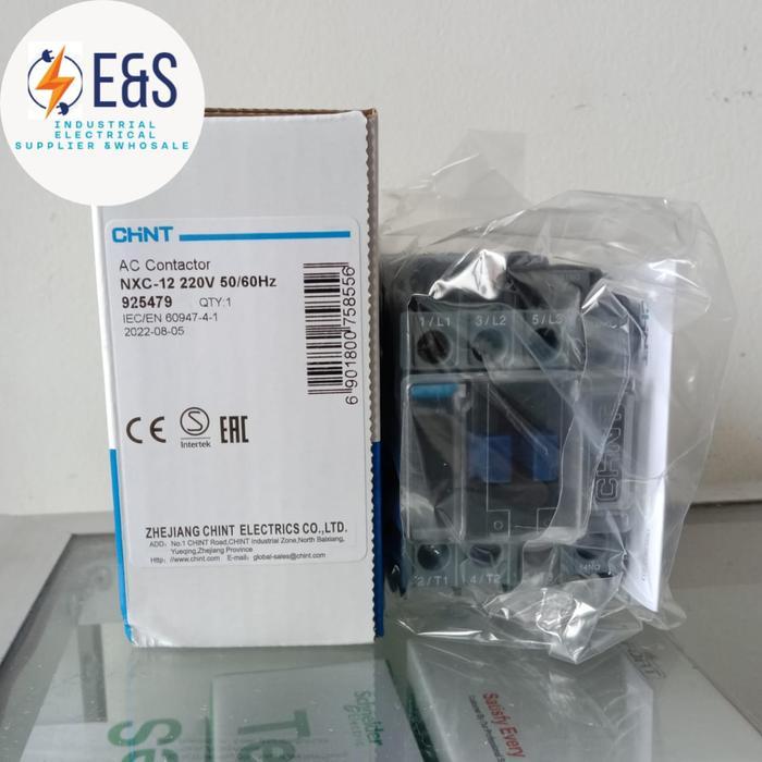 Kontaktor / Contactor Chint Nxc-12 3P 110V 220V 400V / Nxc12 Chint Restock