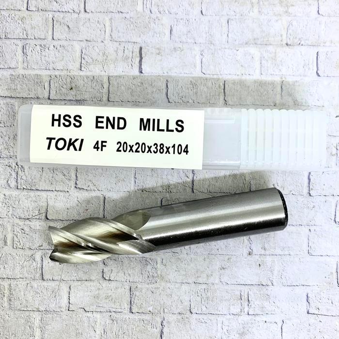 Endmill 20mm HSS merk Toki original Baru Endmill 20 mm
