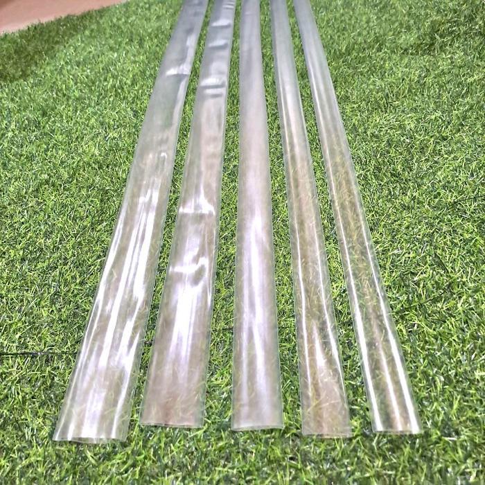 KARET BAKAR TRANSPARAN ANTI SLIP PANJANG 1 METER PELINDUNG JORAN MURAH MERIAH - Warna TRANSPARAN UK 
