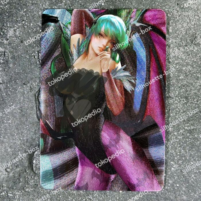 ZD Darkstalkers Morrigan Aensland Metallic Hairline Texture Card