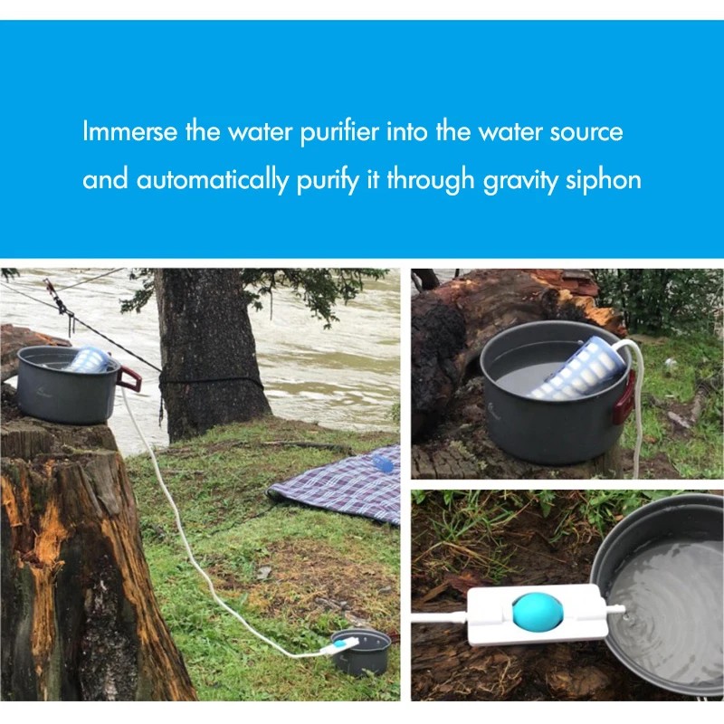 Water Filter Ceramic Membrane Purifier Outdoor Water Filter Portable Water Purifier Camping