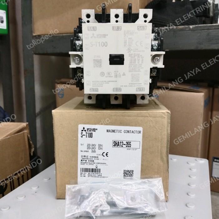 MAGNETIC CONTACTOR MITSUBISHI ST 100 ST-100 220V ORIGINAL MITSUBISHI