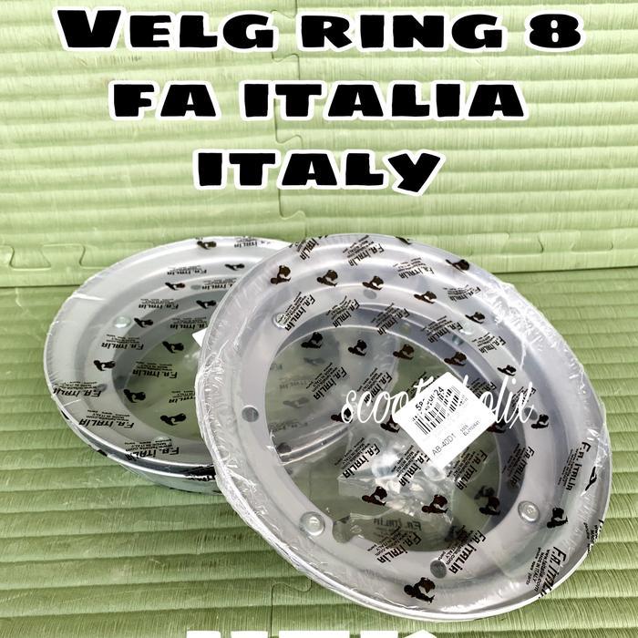 Velg Ring 8 FA ITALIA ITALY model two-piece utk vespa SUPER