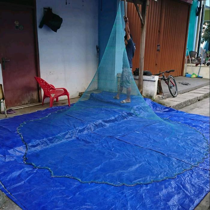 Jala Ikan , Jala Lempar 3 Meter Bahan Nilon / Benang Bisa Untuk Udang, Jala Laut, Jala Sungai, Jala