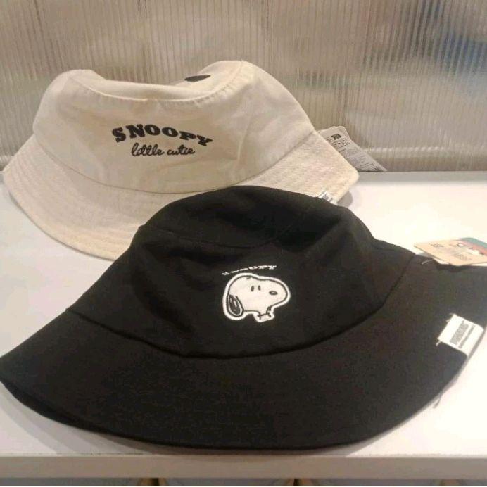 Miniso Topi Bucket Hat Snoopy - Snoopy Summer Travel Collection #Gratisongkir