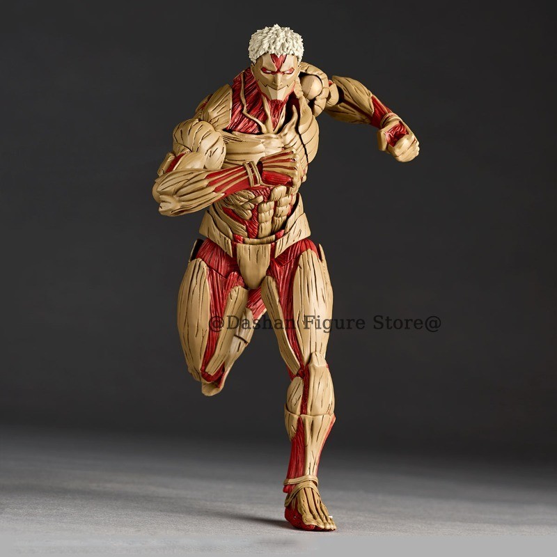 Attack on Titan Figure Revoltech The Armored Titan Action Figures Amazing Yamaguchi Yoroi no Kyojin