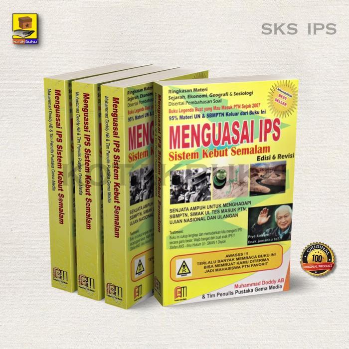 HOT SALE BUKU BUKU SKS / SISTEM KEBUT SEMALAM / SKS IPA / SKS IPS / BUKU IPA SOSHUM / BUKU IPS