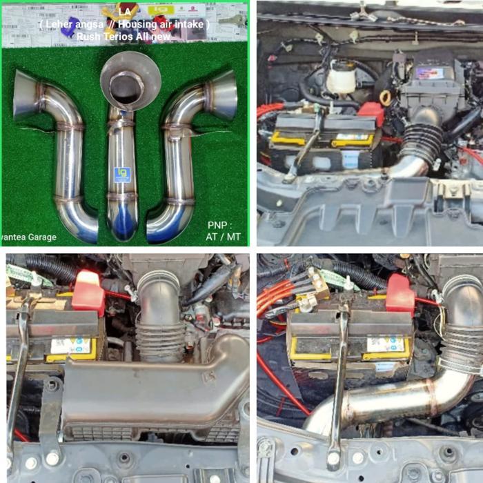 Rush Terios all new paket level 4 // piping air intake Maf v.1 Cai v.2 Cyclone H Corong C