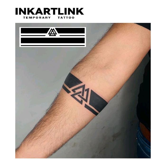 Tatto Fruit Ink Melingkar Tahan Tato Pergelangan Tangan Tahan 1 Bulan Temporary
