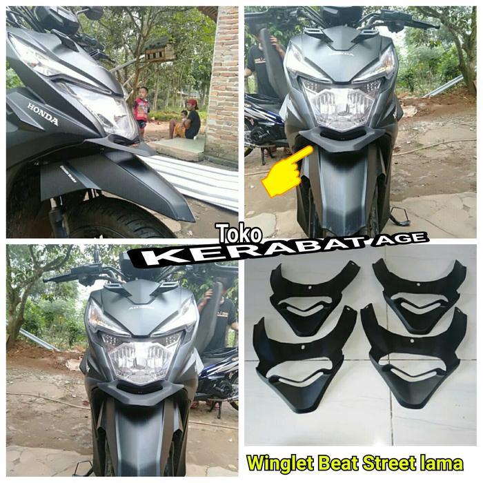 Aksesoris beat / Moncong Winglet Honda beat