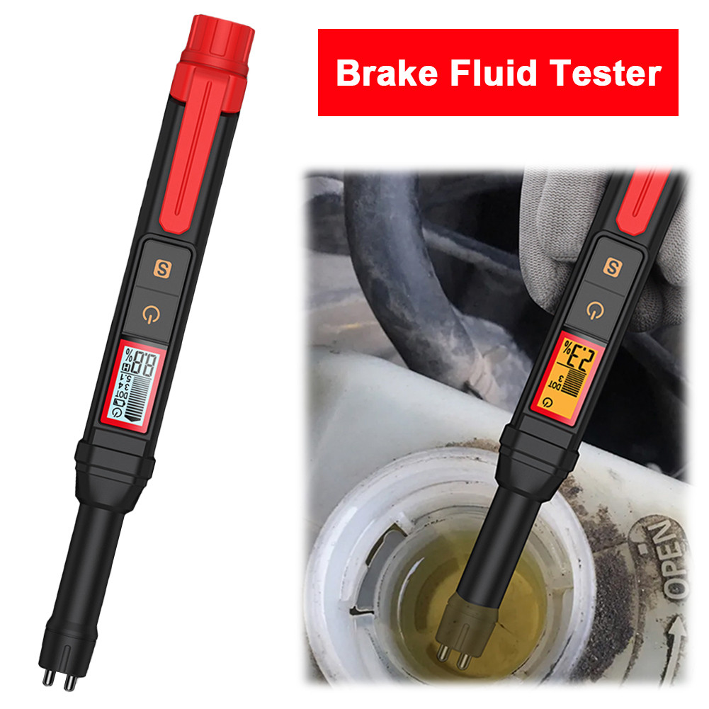 Digital Universal Brake Fluid Tester Brake Oil Quality Checker Auto Car Brake Oil Moisture Detector 