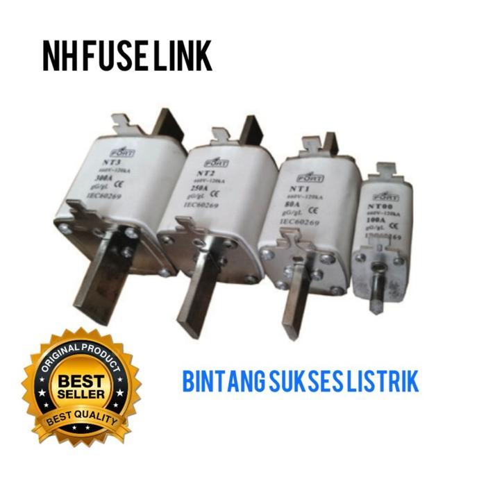 ORIGINAL FUSE LINK NH NH-3 NH3 NT FUSE NH3/C 300A 500A 630A TERMURAH
