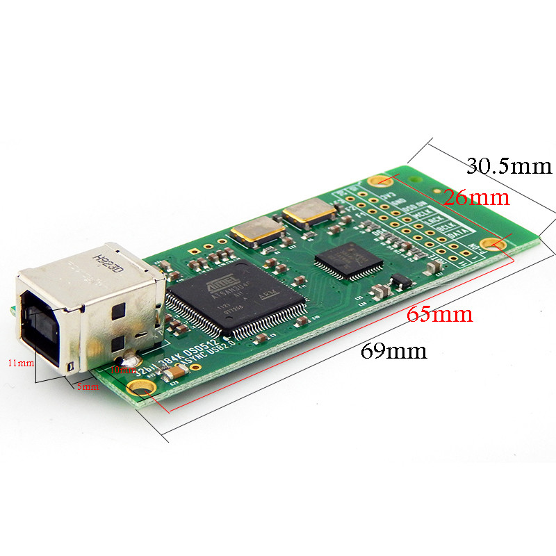 Amanero Usb Card For AK4497 ES9038 AK4493 Audio Amplifier DIY Board Coaxial Fiber output