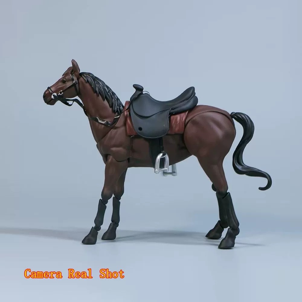 Horse Action Figure 1/12 Cosplay Scale Articulated Figma490 Brown Horse Decoration Figure Anime