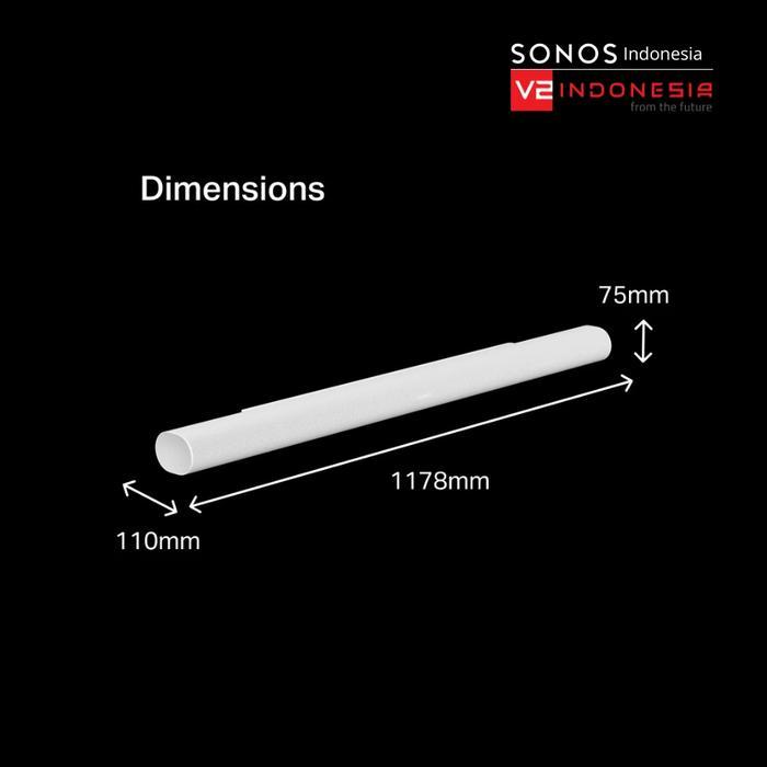 Sonos Arc Ultra Soundbar with Spatial Audio and Dolby Atmos - Smart Home Theatre System (Bluetooth &