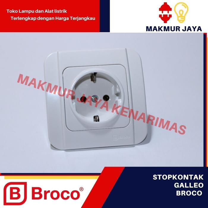 New Stopkontak Broco/Stopkontak Inbow Broco Galleo Murah/Stopkontak Galleo