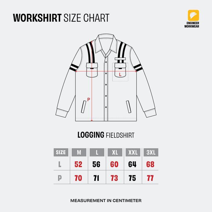 Engineer Workwear - LOGGING BLUE, Wearpack/Kemeja Panjang / Kemeja Kerja Lapangan by ENGINEER
