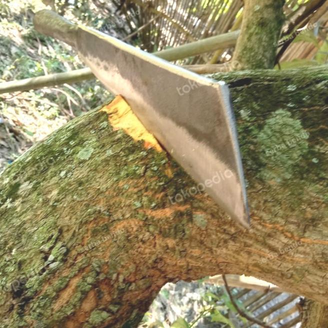 golok parang tebel arit bendo baja pemotong pohon besar/ pisau cacah