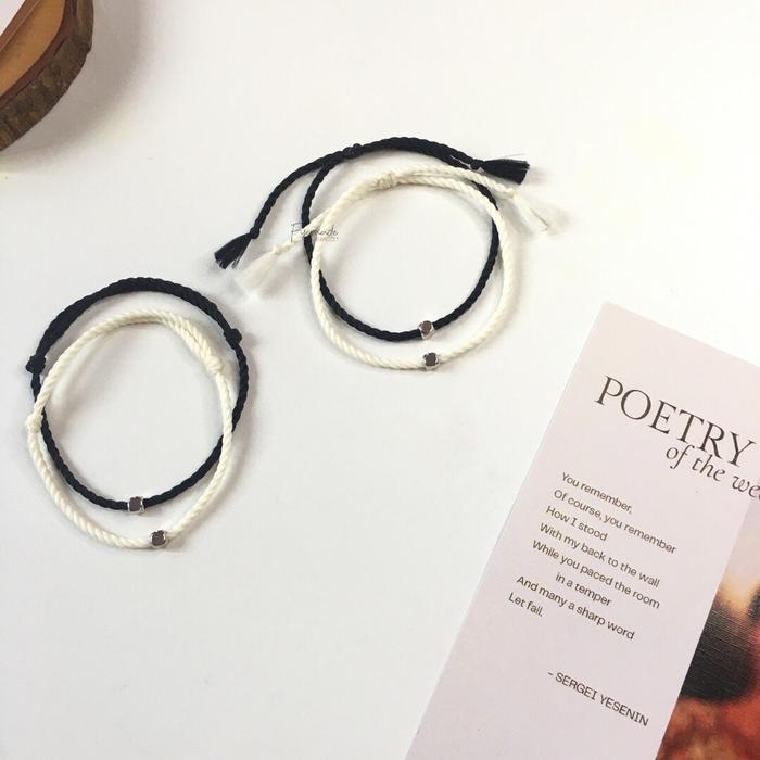 gelang couple simple (couple bracelet / gelang tali)
