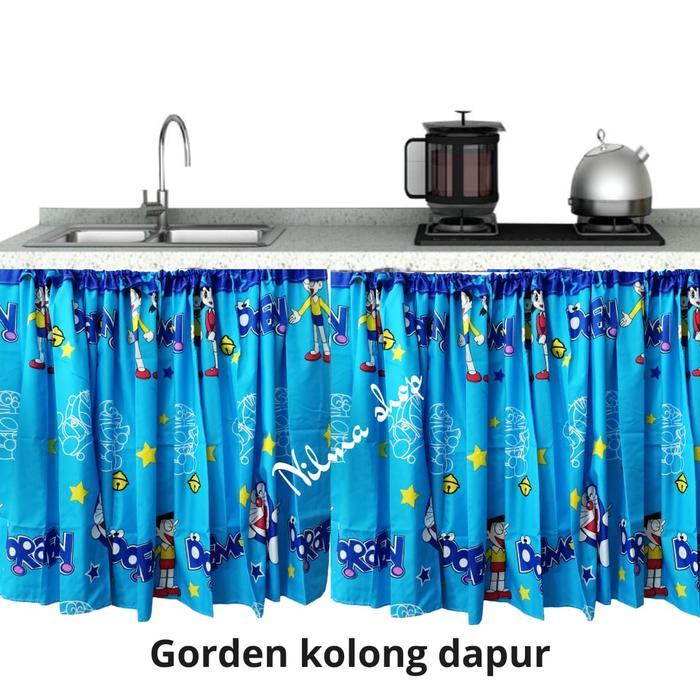 "New" gorden kolong dapur motif karakter lucu