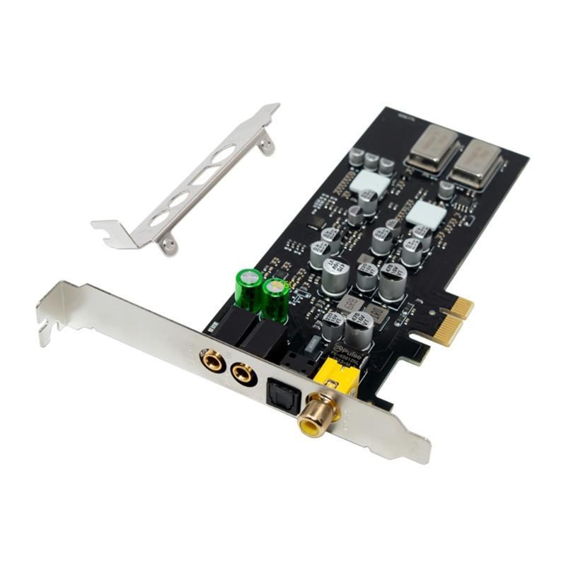 High Fidelitys PCIe Sound Card Supports 16Bit 24Bit Samplings Stereo PCM Output Via Opticals Coaxial