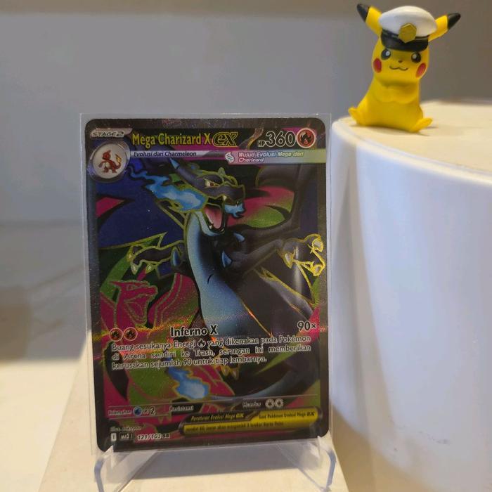 Mega Charizard X Ex Sr Ma2 kartu pokemon tcg indo