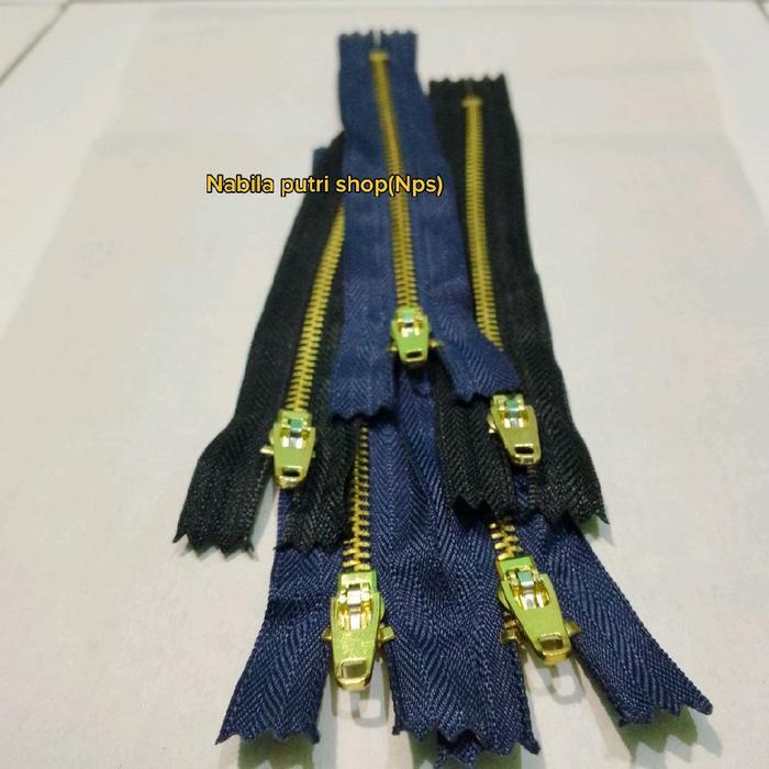Resleting celana jeans, resleting jeans lusinan, resleting kebutuhan menjahit