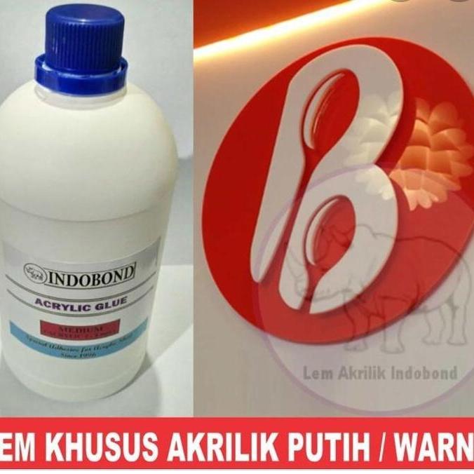 NEW SERIES LEM AKRILIK INDOBOND (TECHNO GLUE) MEDIUM "SPEED" (2-5MM) 1000ML