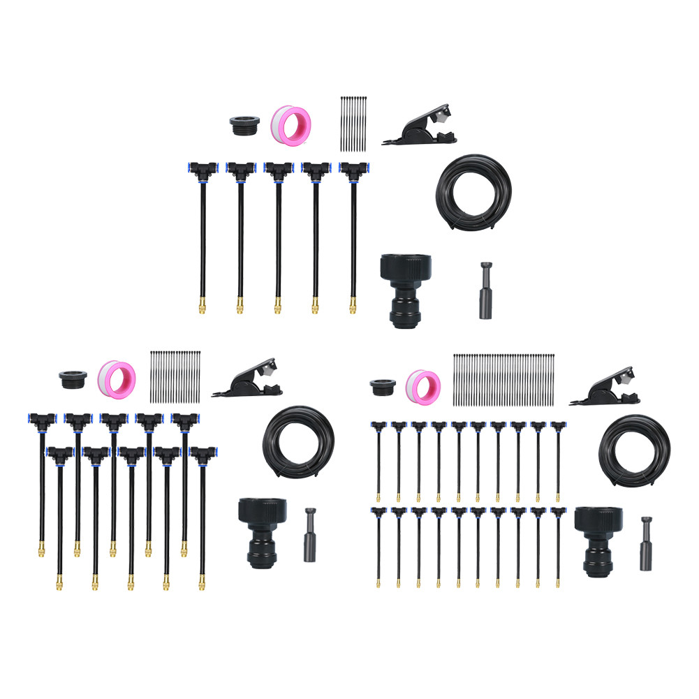 360-degree Bending Dropper Automatic Garden Irrigation System Set 5-20M Adjustable Drip Irrigation