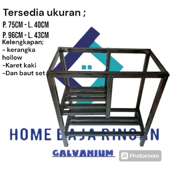 Kerangka meja wastafel cuci piring rangka gantung wastafel cuci piring serbaguna murah