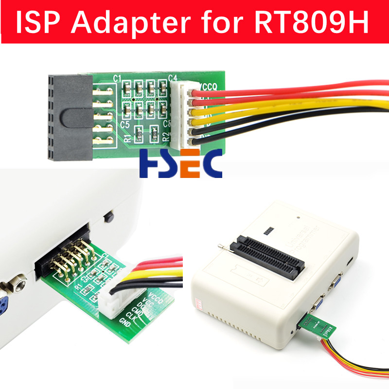 EMMC ISP Adapter Board For RT809H Programmer isp adapter emmc isp board