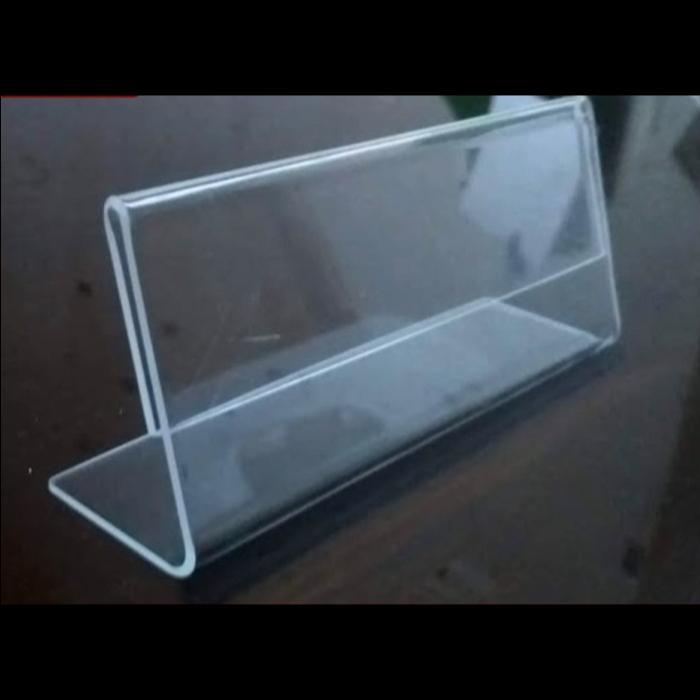 "New" AKRILIK NAMA / NAMA PANITIA / PAPAN NAMA MEJA AKRILIK 8 x 30 CM - 8x30