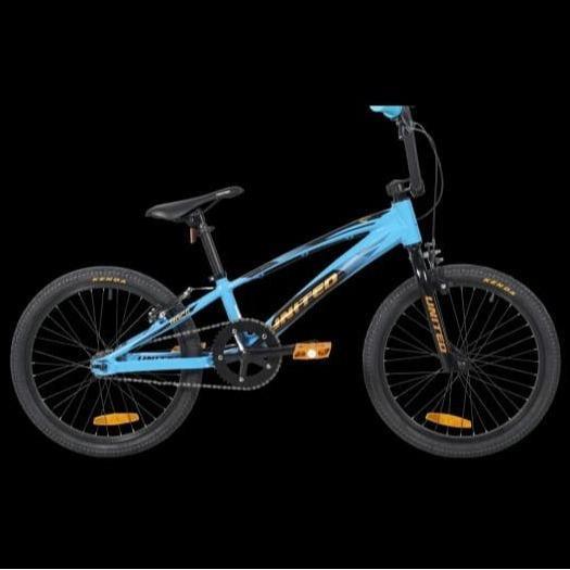 united jumper race alloy sepeda bmx 20 inch alloy - BLUE RED, TANPA KAYU