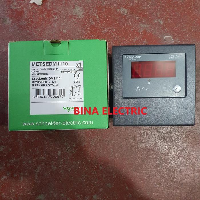 Ampere Meter Digital Schneider Metsedm1110 / Digital Panel Meter