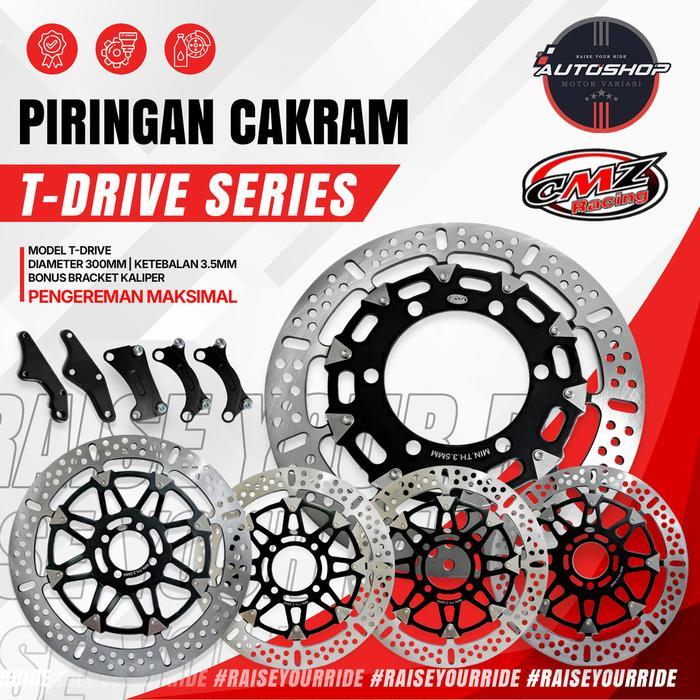 Piringan Cakram 300Mm Jupiter Z Fizr Shogun Smash Disc Brake Depan 260Mm Vario Beat Scoopy Mio Genio