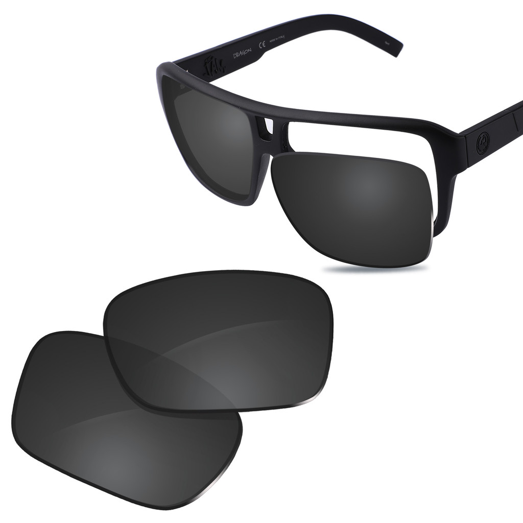 Glintbay New Performance Polarized Replacement Lenses for Dragon The Jam 60mm Sunglasses - Multiple
