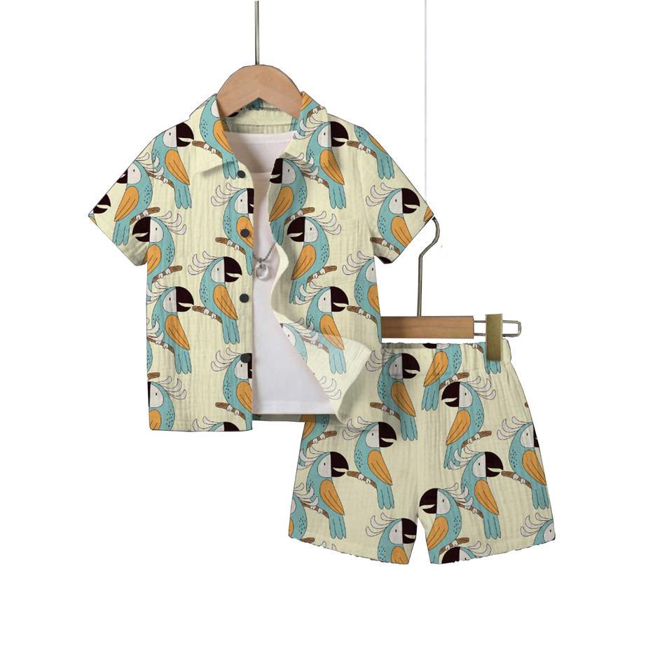 Set Rayon Anak Laki Laki Perempuan/Pajamas Anak Bahan Rayon Premiun 1-9 Tahun Katun Tidur Pasti