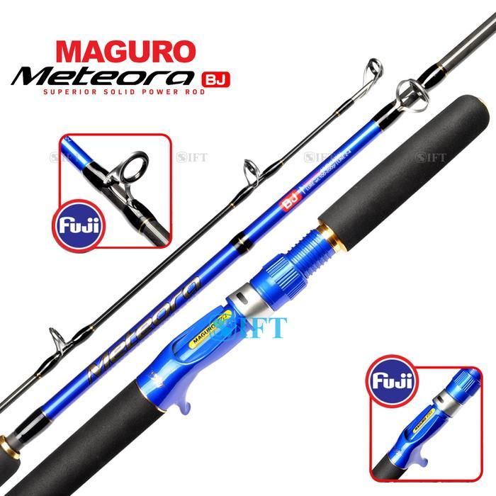 Ready Joran Laut OH MAGURO METEORA BJ Solid Full Fuji Guides + Seat