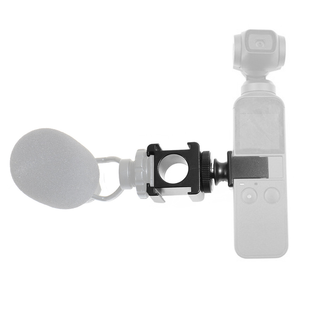 FOR DJI OSMO POCKET 2 HANDHELD GIMBAL HOT SHOE MOUNT ADAPTER MICROPHONE BRACKET HOLDER MOBILE PHONE